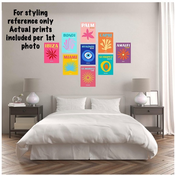 6pcs Colourful Travel Posters/ Prints (no frame) - Picture 5 of 16
